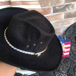 Summit Hat Co 🎩 made in Mexico , blk. Size: 7